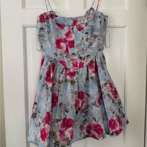 Floral Spaghetti Strap Dress
